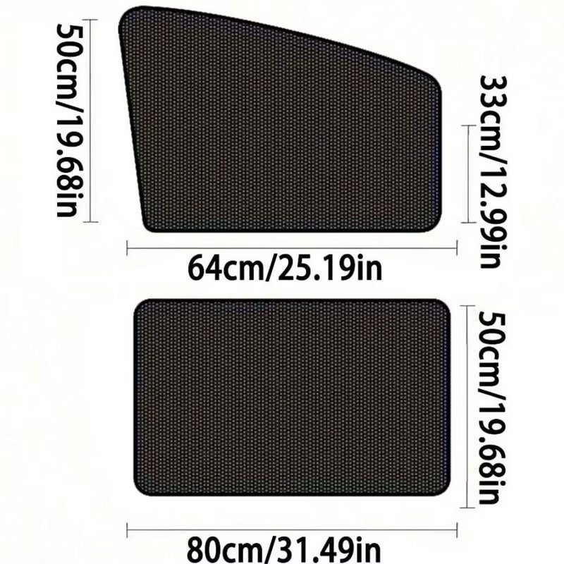 Магнитни сенници за кола за странично стъкло Предни и Задни 4бр - Image 4